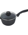 Swiss Diamond Saucepans 7" (2.2 Qt) Swiss Diamond XD Nonstick Sauce Pan with Lid JL-Hufford