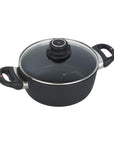 Swiss Diamond Bakers & Casseroles 8" (2.3 Qt) Swiss Diamond XD Nonstick Round Casserole with Lid JL-Hufford