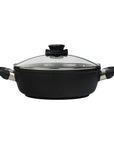 Swiss Diamond Bakers & Casseroles 8" (2.3 Qt) Swiss Diamond XD Nonstick Round Casserole with Lid JL-Hufford