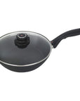 Swiss Diamond Skillets & Frying Pans 9.5" (2.2 Qt) Swiss Diamond XD Nonstick Edge Stir Fry Pan with Lid JL-Hufford