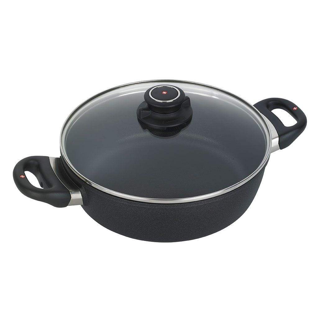 Swiss Diamond Bakers &amp; Casseroles 9.5&quot; (5 Qt) Swiss Diamond XD Nonstick Round Casserole with Lid JL-Hufford