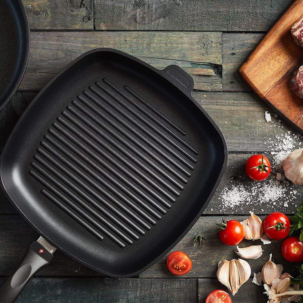 Swiss Diamond Grill Pans &amp; Griddles Regular Swiss Diamond XD Nonstick Square 11&quot; x 11&quot; Grill Pan JL-Hufford