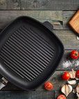 Swiss Diamond Grill Pans & Griddles Regular Swiss Diamond XD Nonstick Square 11" x 11" Grill Pan JL-Hufford