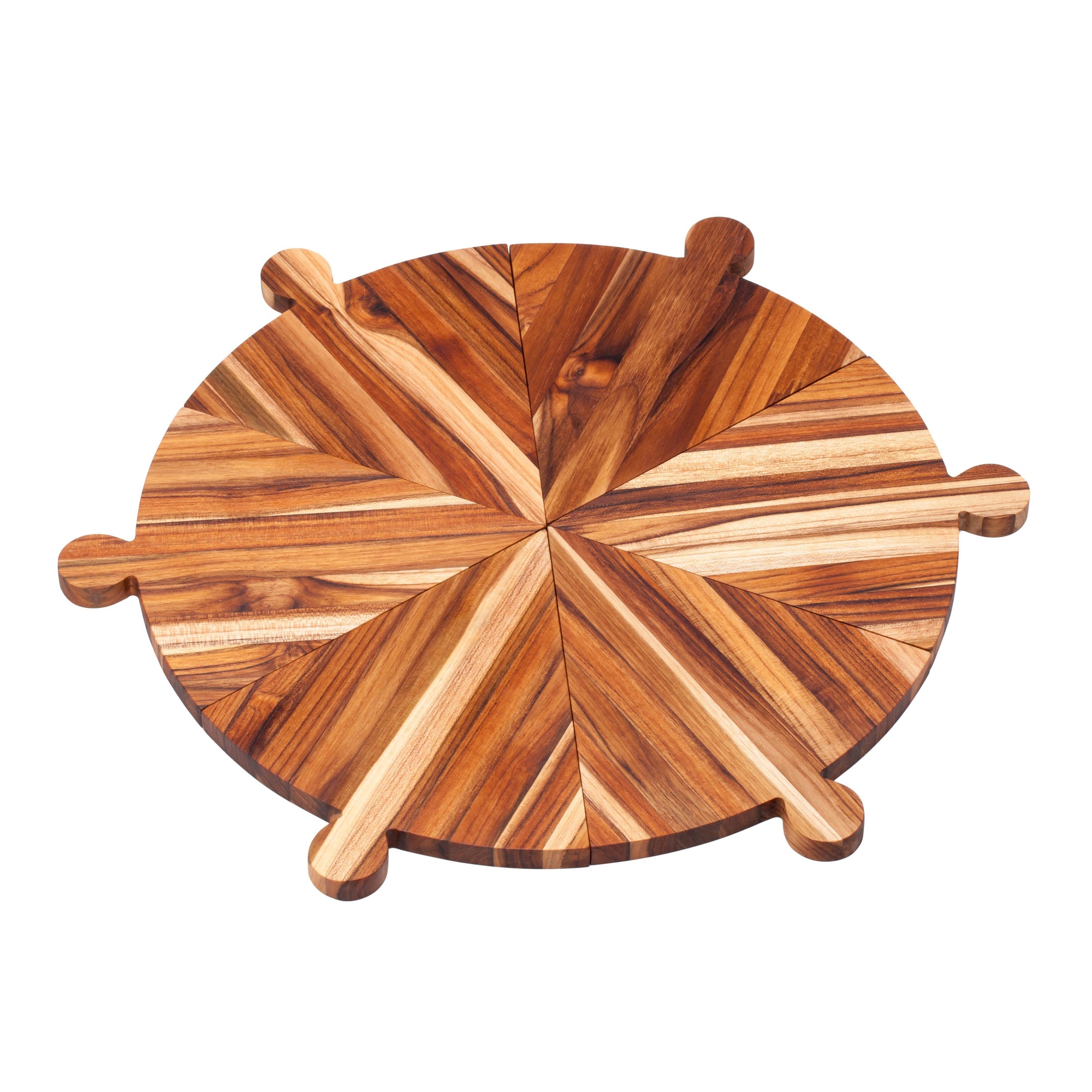 TeakHaus Cutting Boards Proteak Antipasto and Pizza Serving Platter JL-Hufford