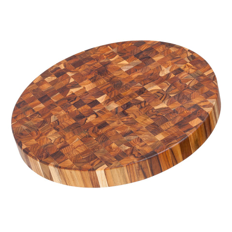 Teakhaus Circular End Grain Cutting Board, 18