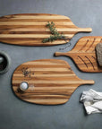 Teakhaus  Large Canoe Paddle Cutting Board