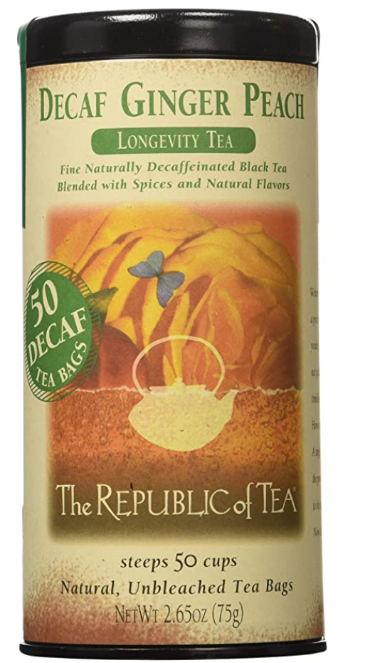 Republic of Tea Decaf Ginger Peach, 50 Ct.