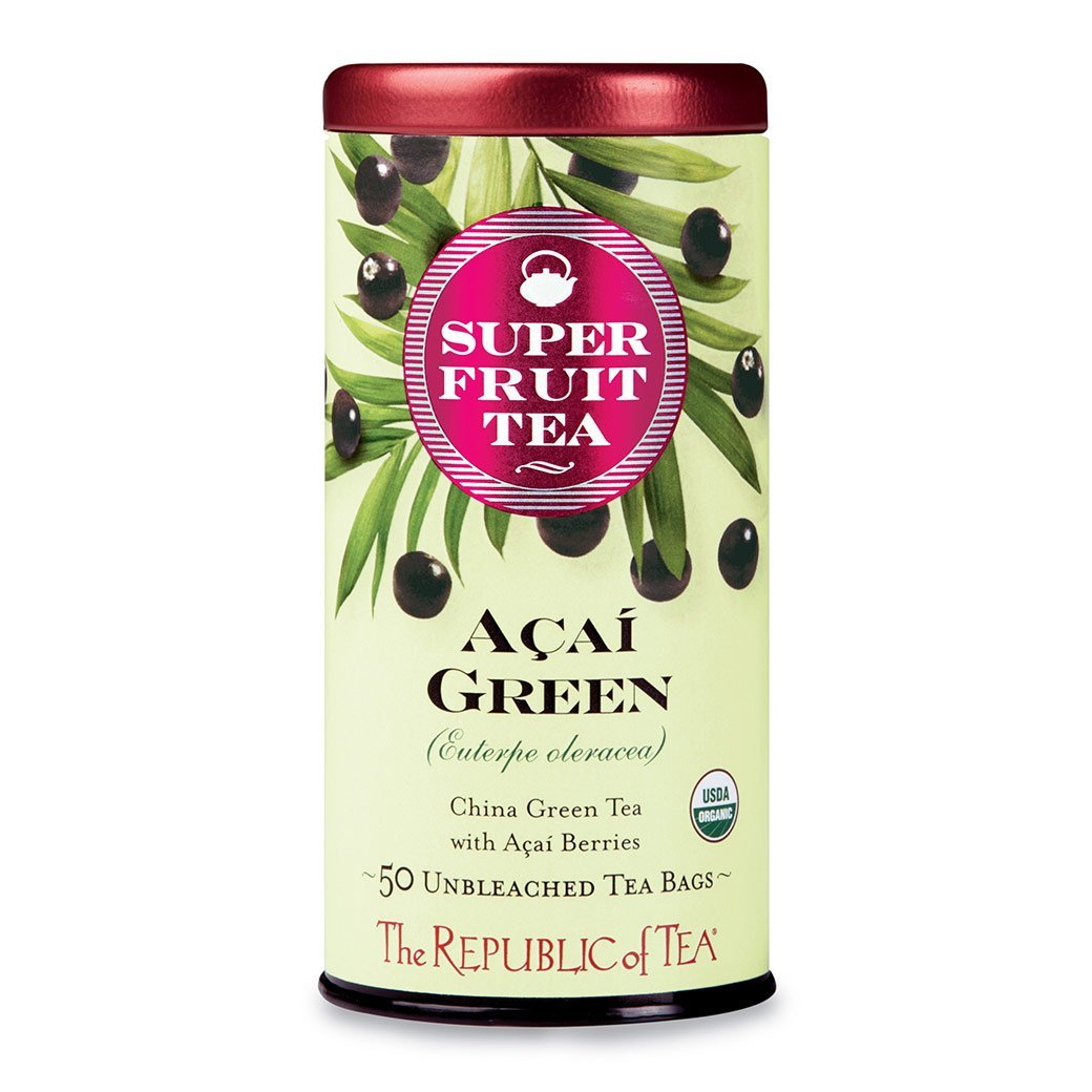 The Republic of Tea Gourmet Teas The Republic of Tea Acai Green Bags 50 Ct. JL-Hufford