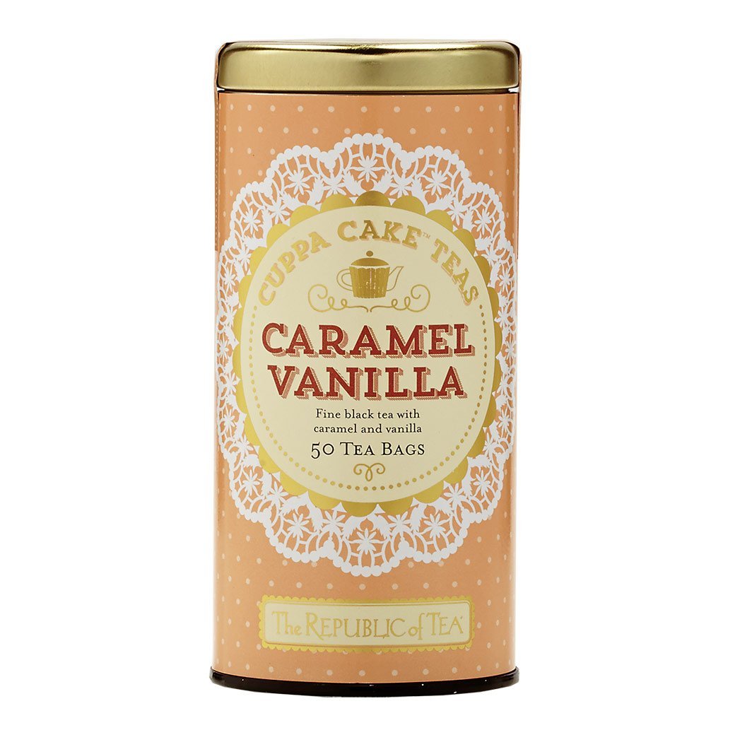 The Republic of Tea Gourmet Teas The Republic of Tea Caramel Vanilla Cuppa Cake Tea Bags 50 Ct. JL-Hufford