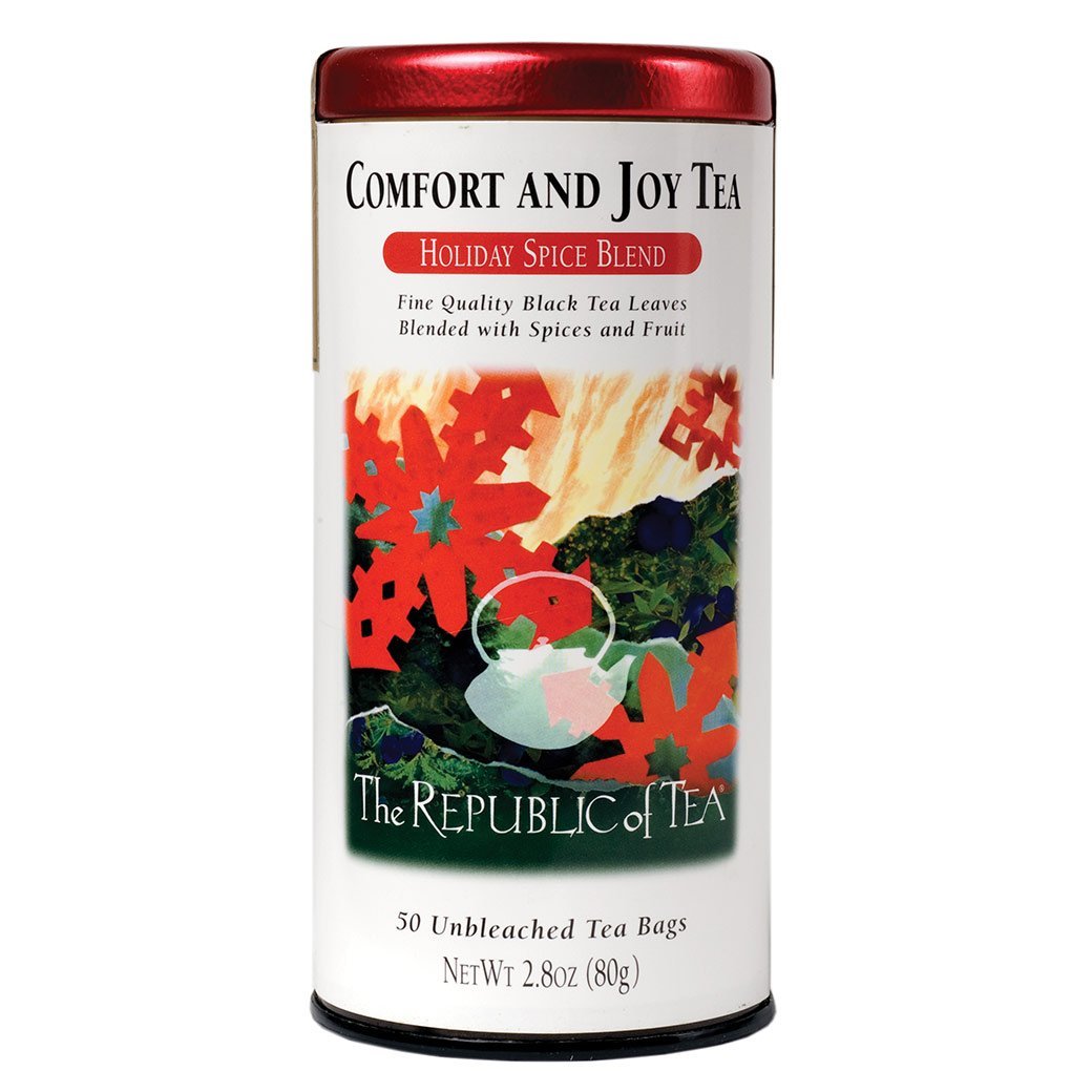 The Republic of Tea Gourmet Teas The Republic of Tea Comfort and Joy Black Tea Bags 50 Ct. JL-Hufford