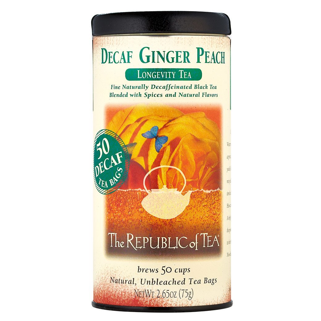 The Republic of Tea Gourmet Teas The Republic of Tea Ginger Peach Decaf Bags JL-Hufford