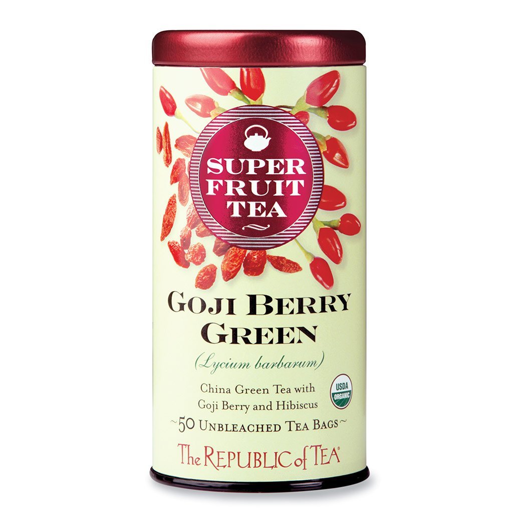 The Republic of Tea Gourmet Teas The Republic of Tea Goji Berry Green Superfruit Tea Bags 36 Ct. JL-Hufford