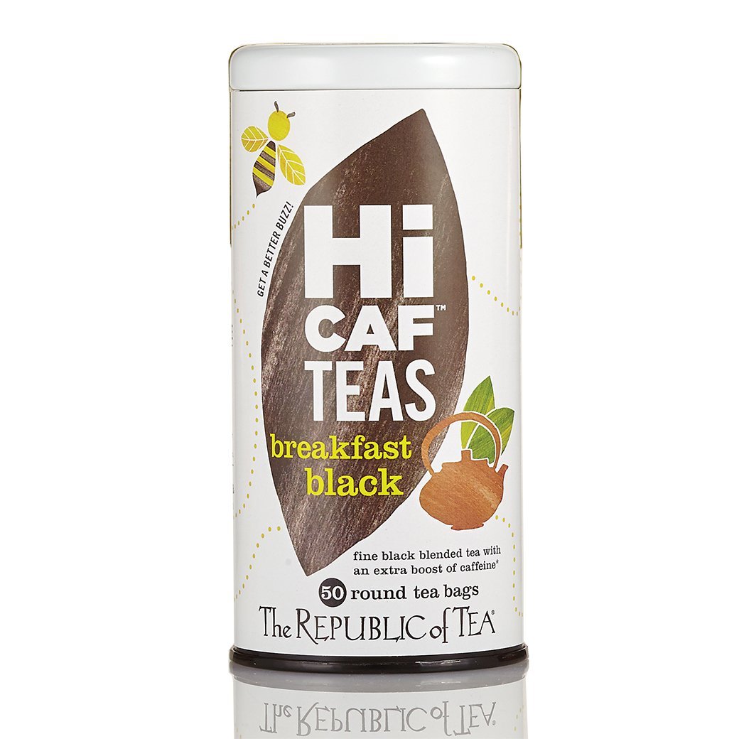 The Republic of Tea Gourmet Teas The Republic of Tea HiCAF® Breakfast Black Tea Bags, 50 Ct. JL-Hufford