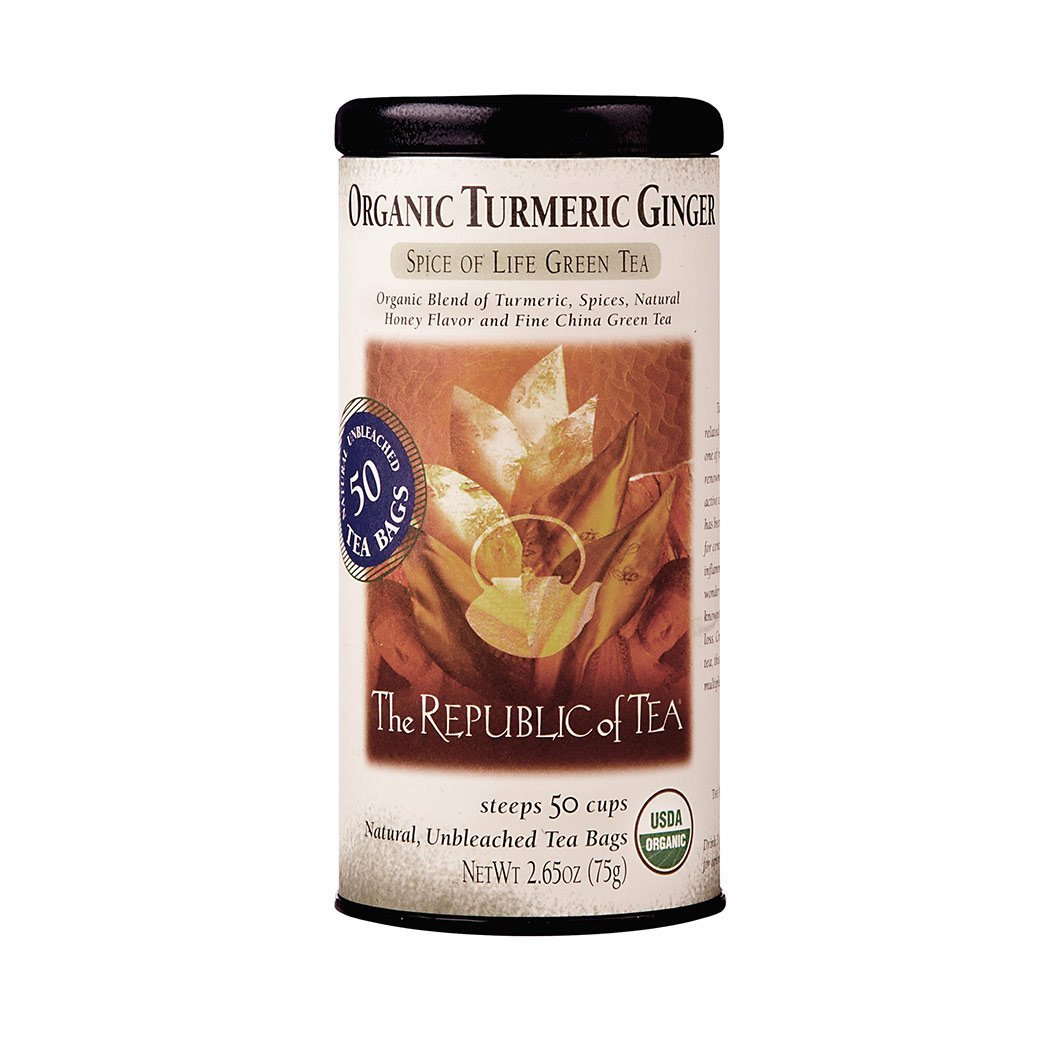 The Republic of Tea Gourmet Teas The Republic of Tea Organic Turmeric Ginger Green Tea JL-Hufford