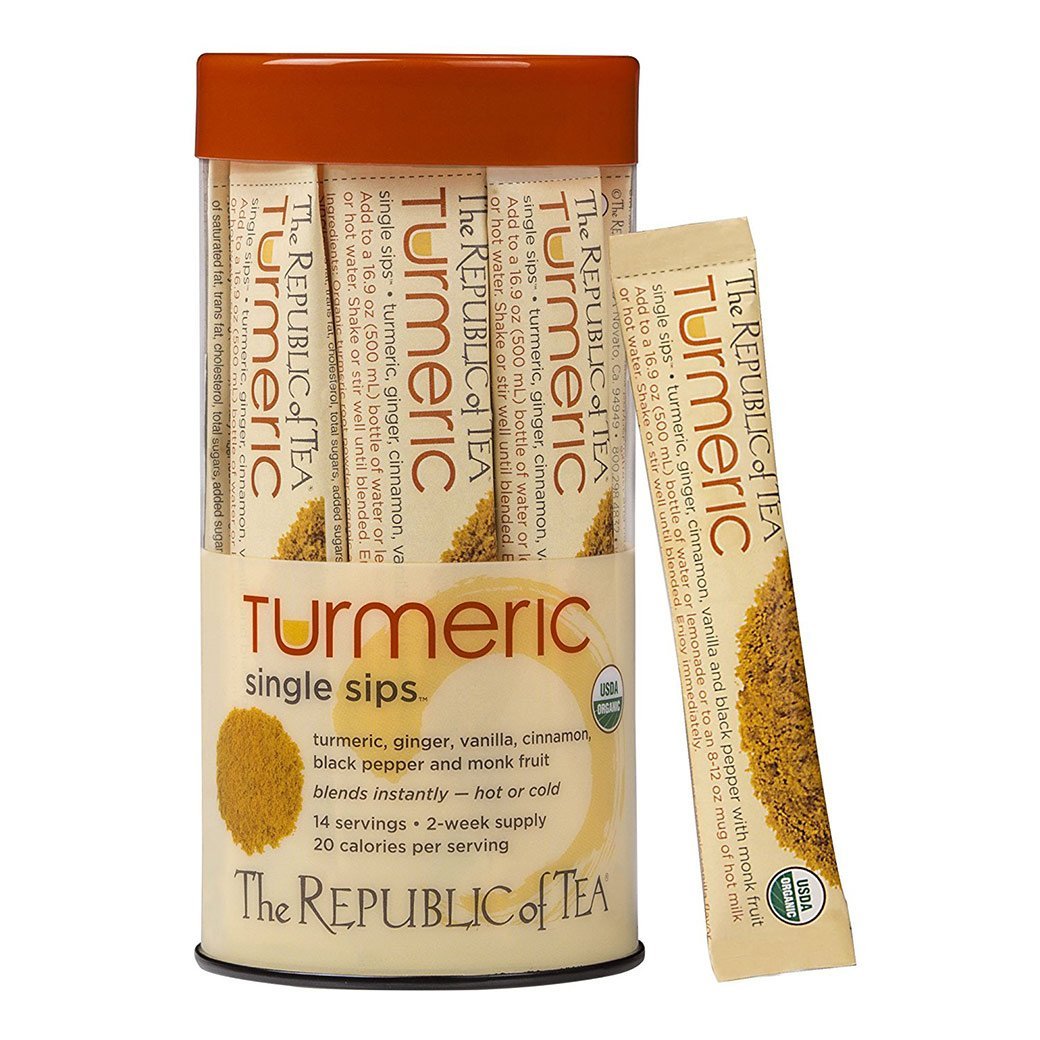 The Republic of Tea Gourmet Teas The Republic of Tea Organic Turmeric Single Sips 14 Ct. JL-Hufford