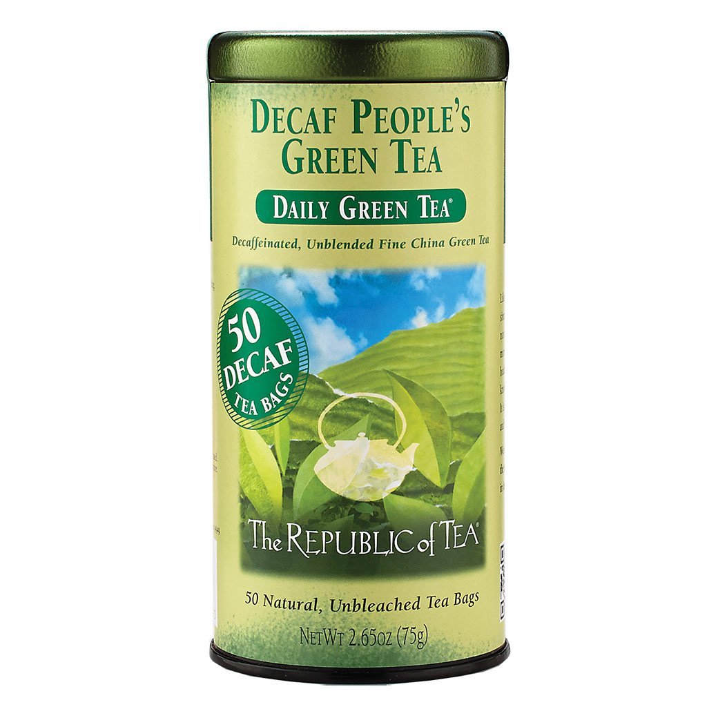 The Republic of Tea Gourmet Teas The Republic of Tea People's Green Decaf Bags JL-Hufford