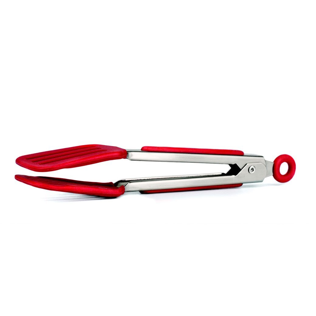 Tovolo Cooking and Serving Utensils Tovolo Mini Silicone Tongs - Candy Apple Red JL-Hufford